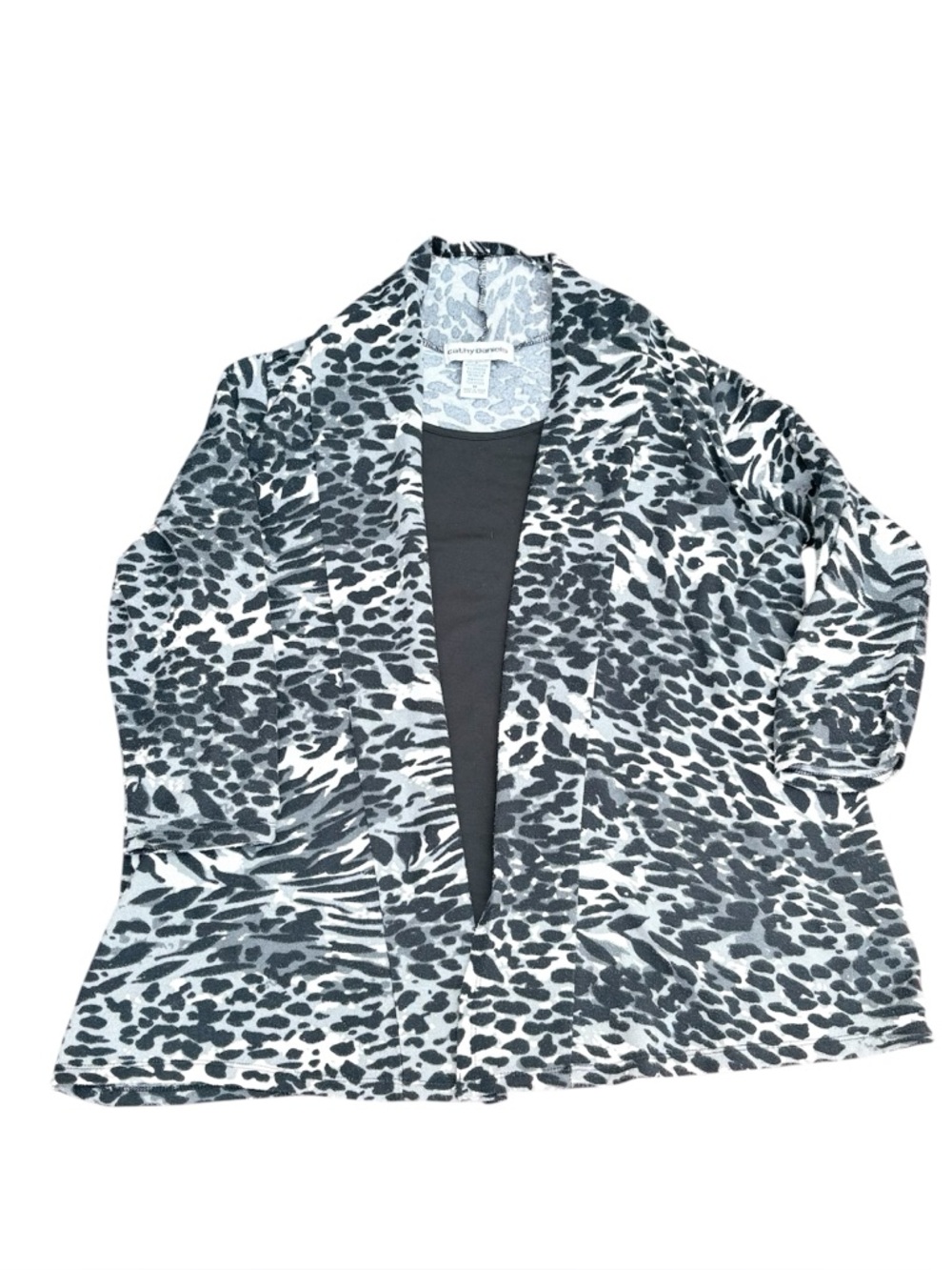 Cathy Daniels Women’s Medium 2 in 1 Animal Print Sweater